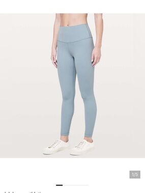 Lululemon Align Pant 28”, size 2. Blue cast